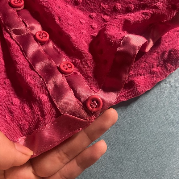 SOLD—PINK MILKMAID BETSEYJOHNSON TOP. .. Trade Preferred - Picture 8 of 8